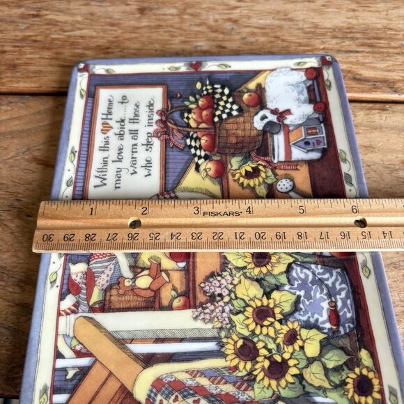 Susan Winget Plate "Within this Home may love abide" Franklin Mint Edition - Picture 5 of 8